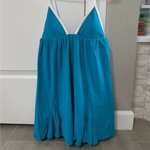93 Play Street Lily Babydoll Dress Blue